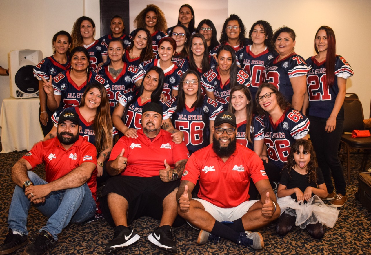 Fútbol americano costarricense hará su debut en el primer Americas Womens Bowl